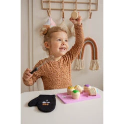 Label Label Barbapapa Houten Cupcakes Set LLBB-35808 -Kleintje Wereld llbb 35793 label label barbapapa wooden cupcakes set 14