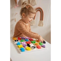 Label Label Barbapapa Houten Alfabet Blokken LLBB-35823 -Kleintje Wereld llbb 35823 label label barbapapa wooden alphabet blocks 11