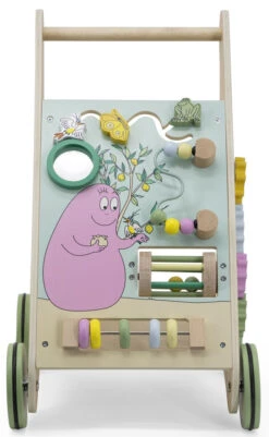 Label Label Barbapapa Houten Activiteiten Loopwagen LLBB-35830 -Kleintje Wereld llbb 35830 activity walker 8720663935830 3
