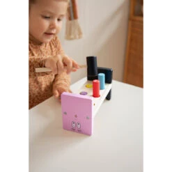 Label Label Barbapapa Houten Hamerbank LLBB-35854 -Kleintje Wereld llbb 35854 barbapapa wooden hammer bench 06