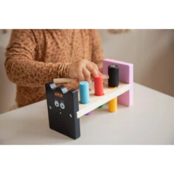 Label Label Barbapapa Houten Hamerbank LLBB-35854 -Kleintje Wereld llbb 35854 barbapapa wooden hammer bench 08