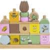 Label Label Barbapapa Houten Stapelblokken LLBB-37025 -Kleintje Wereld llbb 37025 stacking blocks 8720663937025 1