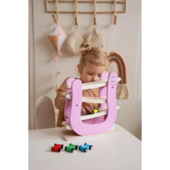 Label Label Barbapapa Houten Autobaan LLBB-37032 10 Label Label Barbapapa Houten Autobaan LLBB-37032 -Kleintje Wereld llbb 37032 barbapapa wooden car slider 05