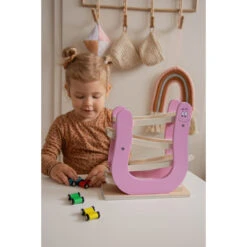 Label Label Barbapapa Houten Autobaan LLBB-37032 11 Label Label Barbapapa Houten Autobaan LLBB-37032 -Kleintje Wereld llbb 37032 barbapapa wooden car slider 09