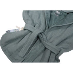 Label Label Silver Blue Badstof/Hydrofiel Badjas LLTT-934673 -Kleintje Wereld lltt 934673 bath robe silver blue 03