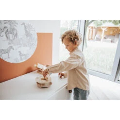 Label Label Groen Houten Crepe Maker LLWT-34727 -Kleintje Wereld llwt 34734 8720663934765 creme maker 02