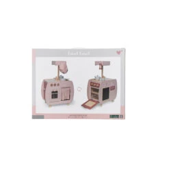 Label Label Roze Houten Bistro Keuken LLWT-34741 -Kleintje Wereld llwt 34741 p 2