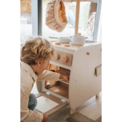 Label Label Nougat Houten Bistro Keuken LLWT-34765 -Kleintje Wereld llwt 34765 8720663934765 bistro nougat 07