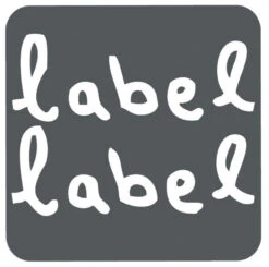 Label Label Roze Houten Stapelblokken LLWT-25309 -Kleintje Wereld logo label label 20