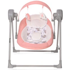 Lorelli Twinkle Pink Babyschommel 1009008-003 -Kleintje Wereld lorelli twinkle pink babyswing 1009008 003 3