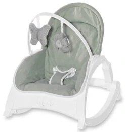 Lorelli Alex Frosty Green Stars Baby Rocker Wipstoel 1011012-2146 -Kleintje Wereld lorelli alex frosty green stars baby rocker wipstoel 1011012 2146 3