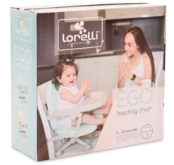 Lorelli Ego Grey Inklapbare Stoelverhoger 1010048-0002 -Kleintje Wereld lorelli ego beige kinderstoel 1010048 0002 8