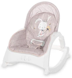 Lorelli Enjoy Beige Daisy Baby Rocker Wipstoel 1011011-2125 -Kleintje Wereld lorelli enjoy beige daisy baby rocker wipstoel 1011011 2125 1