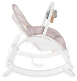 Lorelli Enjoy Beige Daisy Baby Rocker Wipstoel 1011011-2125 -Kleintje Wereld lorelli enjoy beige daisy baby rocker wipstoel 1011011 2125 5