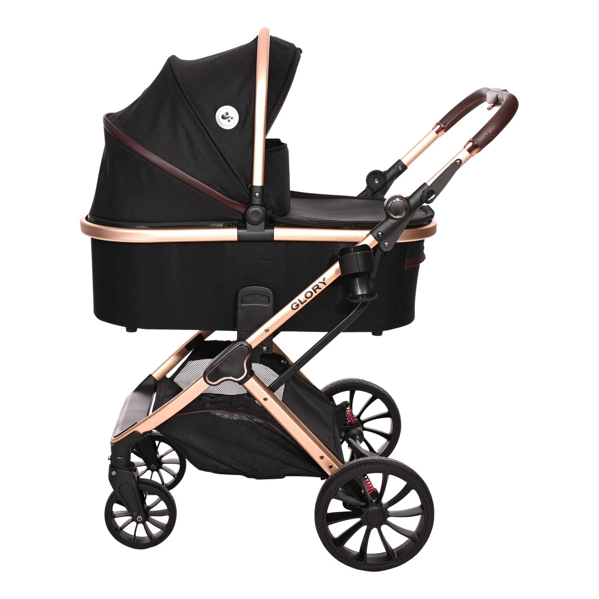 Lorelli Glory Black Diamonds 3-in-1 Combi Kinderwagen Incl. Autostoel 1002176-2304 - Afbeelding 2