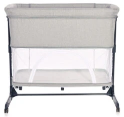 Lorelli Milano Grey 2-in-1 Wieg Aan Bed 1008044-0003 -Kleintje Wereld lorelli milano grey 2 in 1 wieg aan bed 1008044 0003 5