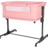 Lorelli Milano Pink 2-in-1 Wieg Aan Bed 1008044-0001 -Kleintje Wereld lorelli milano pink 2 in 1 wieg aan bed 1008044 0001 1