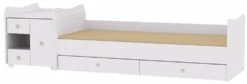 Lorelli Mini Max White 2-in-1 Bed En Commode 190/72 1015050-0024A -Kleintje Wereld lorelli mini max white 2in1 bed en commode 190 72 4