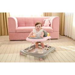 Lorelli My Buggy Bubblegum Loopstoeltje 1012042-0017 -Kleintje Wereld lorelli my buggy loopstoeltje sfeer 1 2