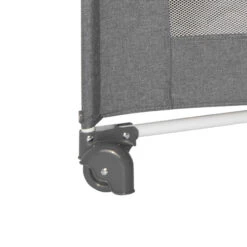 Lorelli Noemi Plus Fog Beige Star Campingbed Met Bodemverhoger 1008056-2217 -Kleintje Wereld lorelli noemi plus campingbed met bodemverhoger 1008056 7 1