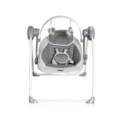 Lorelli Portofino Cool Grey Stars Babyschommel 1009006-2147 -Kleintje Wereld lorelli portofino cool grey stars babyschommel 1009006 2147 1