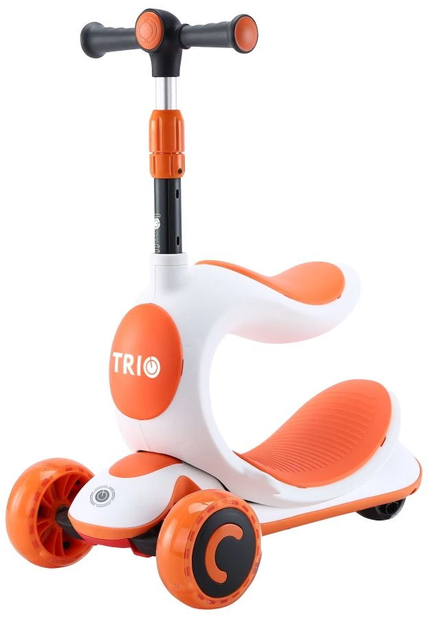 Lorelli Scooter Trio Orange Step/Loopfiets 1039015-0003 - Afbeelding 2