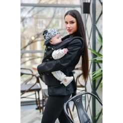 Lorelli Wally Black Floral Ergonomische Draagzak 1001016-0002 -Kleintje Wereld lorelli wally black floral ergonomische draagzak 1001016 0002 3