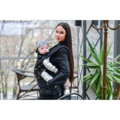 Lorelli Wally Black Floral Ergonomische Draagzak 1001016-0002 -Kleintje Wereld lorelli wally black floral ergonomische draagzak 1001016 0002 4