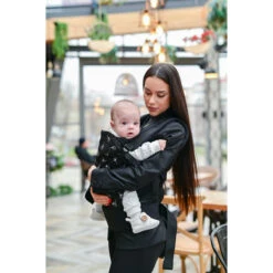 Lorelli Wally Black Floral Ergonomische Draagzak 1001016-0002 -Kleintje Wereld lorelli wally black floral ergonomische draagzak 1001016 0002 6