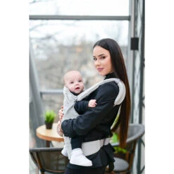 Lorelli Wally Grey Floral Ergonomische Draagzak 1001016-0001 -Kleintje Wereld lorelli wally grey floral ergonomische draagzak 1001016 0001 6