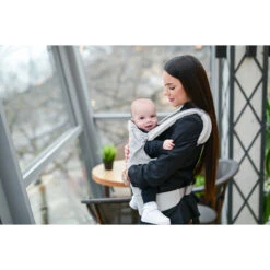 Lorelli Wally Grey Floral Ergonomische Draagzak 1001016-0001 -Kleintje Wereld lorelli wally grey floral ergonomische draagzak 1001016 0001 7