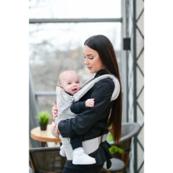 Lorelli Wally Grey Floral Ergonomische Draagzak 1001016-0001 -Kleintje Wereld lorelli wally grey floral ergonomische draagzak 1001016 0001 8