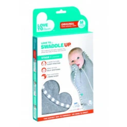 Love To Dream Swaddle Up 1.0 Grey Medium 6-8.5 Kg Inbakerslaapzak L1001001GRM -Kleintje Wereld love to dream swaddle up 1.0 grey medium 6 8.5 kg inbakerslaapzak l1001001grm