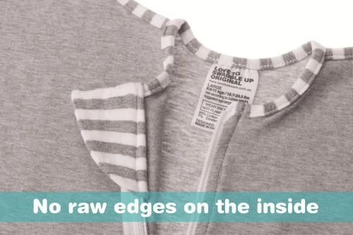 Love To Dream Swaddle Up 1.0 Grey Small 3-6 Kg Inbakerslaapzak L1001001GRS - Afbeelding 4