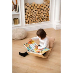 Luna Toys Beige Kussen Voor Balansbord LU-00582 -Kleintje Wereld luna toys beige kussen voor balansbord 1