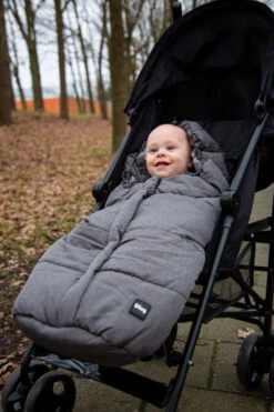 Ding Grey Deluxe Universele Buggy/Wandelwagen Voetenzak DI-252425 -Kleintje Wereld mamaloes ding voetenzak deluxe 04