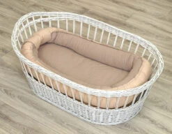 MamaLoes Amy Ajour Nougat Omkeerbaar XXL Babynest 85391 -Kleintje Wereld mamaloes amy ajour nougat omkeerbaar xxl babynest 85391