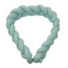 MamaLoes Amy Ajour Stonegreen 210 Cm Braided Bedbumper 84270 -Kleintje Wereld mamaloes amy ajour stonegreen 210 cm braided bedbumper 84270 1
