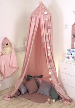 MamaLoes Amy Pure Roze Klamboe 80052 -Kleintje Wereld mamaloes amy pure roze klamboe 80052