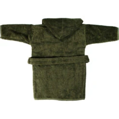 MamaLoes Badstof Groen 1-2jr Badjas ML010308 -Kleintje Wereld mamaloes badstof groen 0 1jr badjas ml010307 05 1