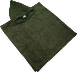 MamaLoes Badstof Groen Baby Poncho ML010508 -Kleintje Wereld mamaloes badstof groen baby poncho ml010508 03