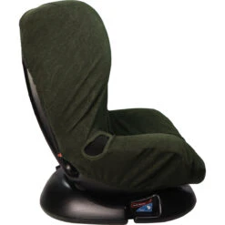 MamaLoes Badstof Groen Groep 1+ Autostoelhoes ML010702 -Kleintje Wereld mamaloes badstof groen groep 1 autostoelhoes ml010702 02