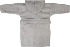 MamaLoes Badstof Light Grey 1-2jr Badjas ML5386 -Kleintje Wereld mamaloes badstof light grey 0 1jr badjas ml5086 04 1