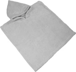 MamaLoes Badstof Light Grey Baby Poncho ML5286 -Kleintje Wereld mamaloes badstof light grey baby poncho ml5286 03