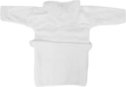 MamaLoes Badstof White 0-1jr Badjas ML5088 -Kleintje Wereld mamaloes badstof white 0 1jr badjas ml5088 06 1