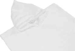 MamaLoes Badstof White Baby Poncho ML5288 -Kleintje Wereld mamaloes badstof white baby poncho ml5288 1