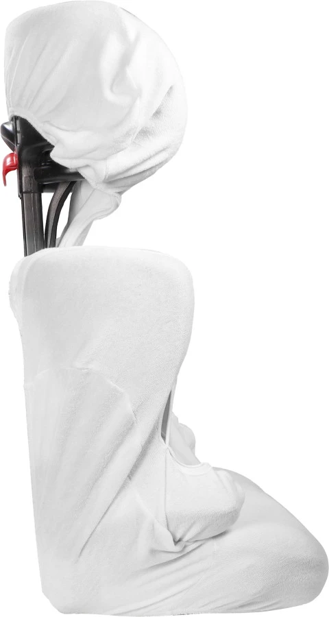 MamaLoes Badstof White Groep 2/3 Autostoelhoes ML6488 4 MamaLoes Badstof White Groep 2/3 Autostoelhoes ML6488 - Afbeelding 2