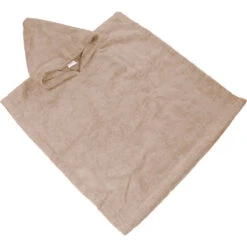 MamaLoes Badstof Zand Baby Poncho ML010507 -Kleintje Wereld mamaloes badstof zand baby poncho ml010507 2