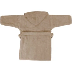 MamaLoes Badstof Zand 1-2jr Badjas ML010306 -Kleintje Wereld mamaloes badstof zand badjas 3 1