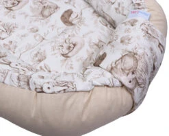 MamaLoes Bos Dieren Omkeerbaar Babynest ML020117 -Kleintje Wereld mamaloes bos dieren omkeerbaar babynest ml020117